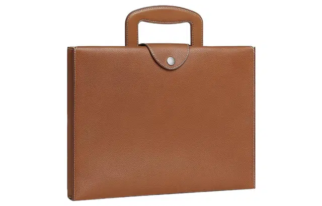 HERMES Nouveau Porte- Documents Barenia FaubourgBarenia