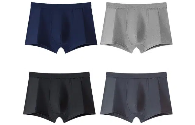 顶瓜瓜 纯色抗菌内裤 男款