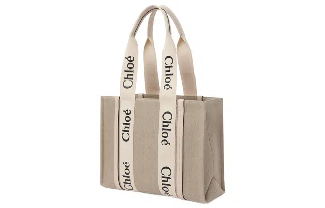 Chloe Woody Logo Tote