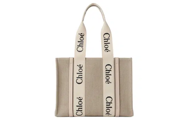 Chloe Woody Logo Tote