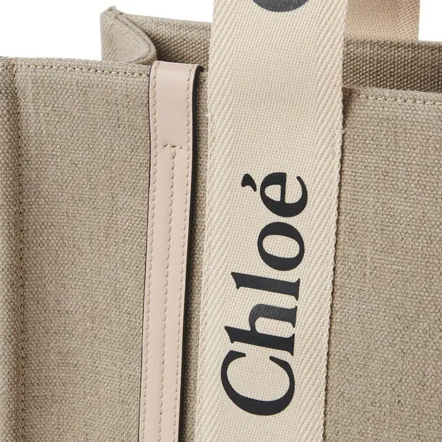 Chloe Woody Logo Tote