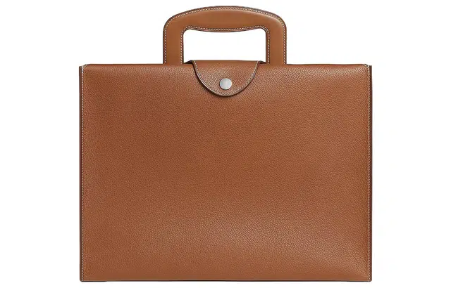 HERMES Nouveau Porte- Documents Barenia FaubourgBarenia