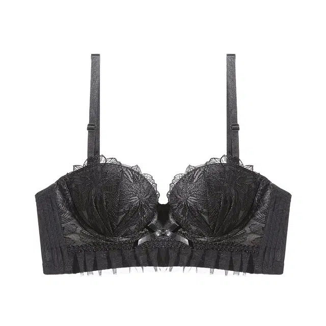 丝之莎 可拆卸肩带防滑小胸聚拢防下垂无钢圈隐形文胸