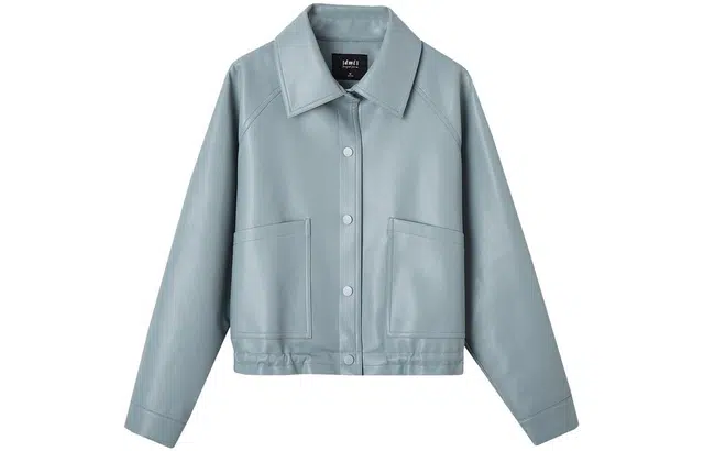 【dme】 纯色单排扣口袋夹克 女款