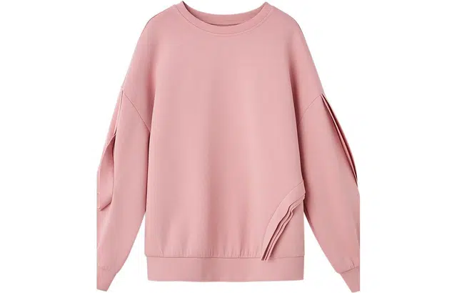 【dme】 圆领宽松纯色卫衣 女款