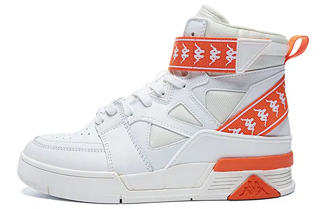 Kappa Retro High-Top White Orange