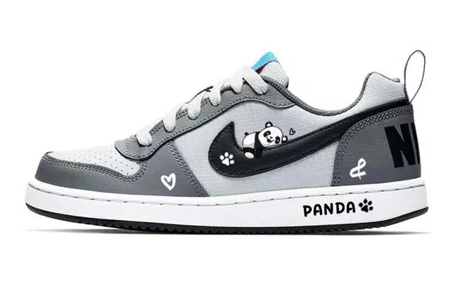 Nike Court Borough Low GS Grey Black Blue