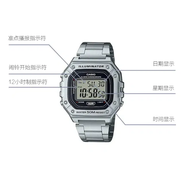 CASIO YOUTH W-218HD-1AV