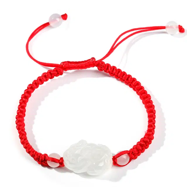 亿珍阁 招财转运貔貅 新中式国风小众平安国潮 汉服旗袍配饰 玉髓 玉石手链 男女同款情侣款 玉髓 礼物 礼盒装