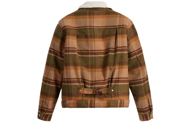 Levis Type I Plaid Sherpa Trucker Jacket