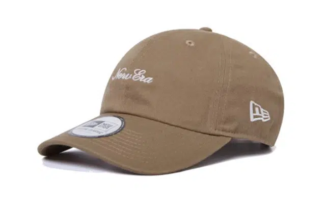 New Era Logo Cap Brown