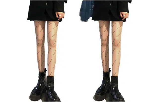 浪莎 光腿神器字母薄款纯欲风性感穿搭美体塑形丝袜 女款