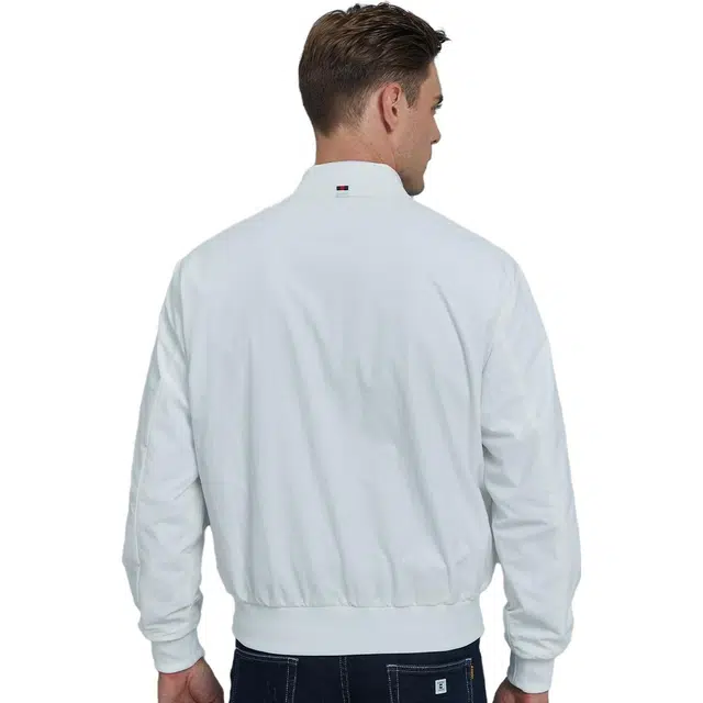 爱登堡 薄款棒球领短版夹克 男款