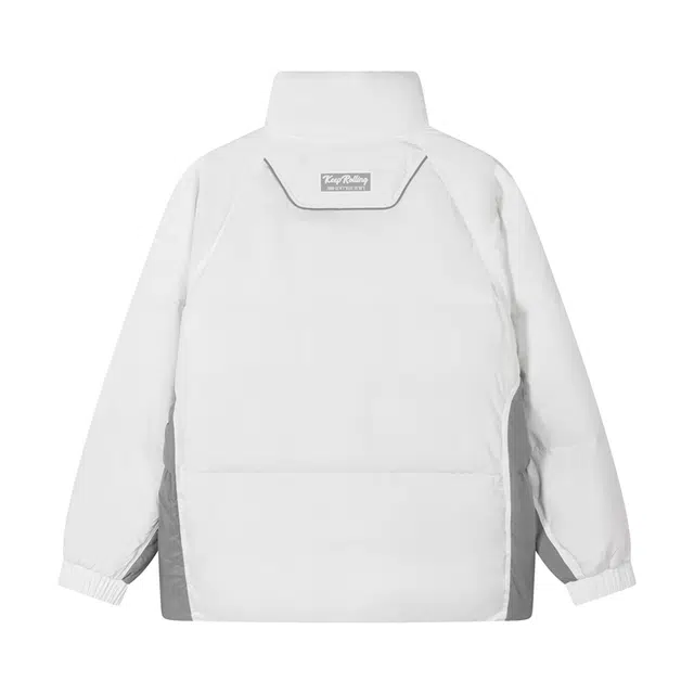 森马 工装时尚简约撞色拼接保暖羽绒服 男款