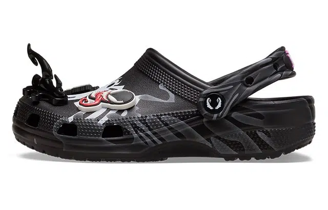 Crocs Spider-Man Venom Classic Clogs Black