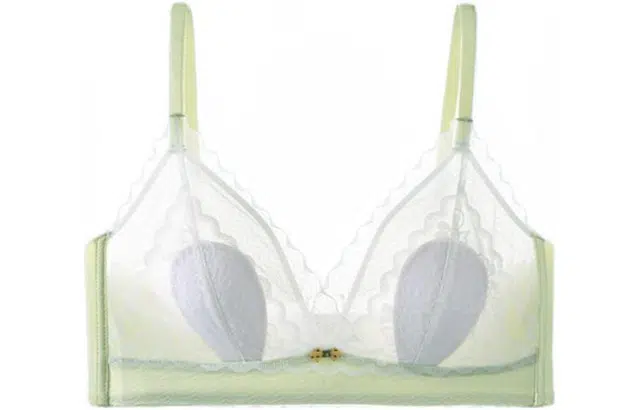 浪莎 纯色超薄款透气收副乳大码文胸