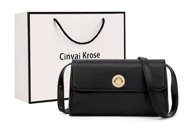 辛瓦伊·克洛斯 简约气质百搭质感小众休闲通勤 牛皮 小方包单肩斜挎包 小号 女款 云顶奶白/典雅炫黑/瑞士糖杏