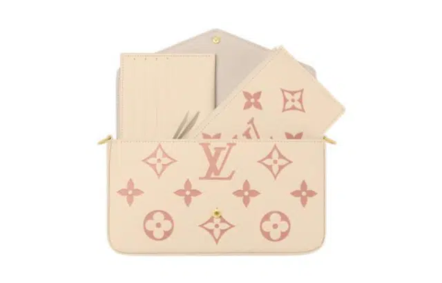 Louis Vuitton Pochette Félicie Cream Pink
