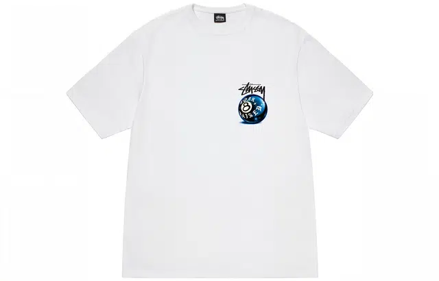 Stussy x BORN x RAISED SS23 8 BALL TEE 88T
