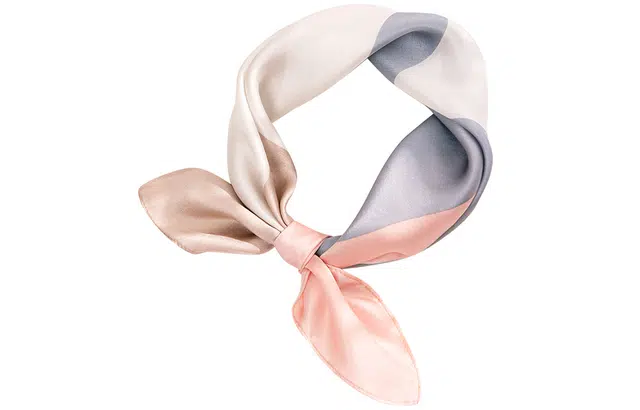 优幽兰 百搭时尚设计感拼色搭配衬衫高级感薄款细窄多功能装饰实用减龄气质穿搭礼盒装 丝巾小方巾 女款