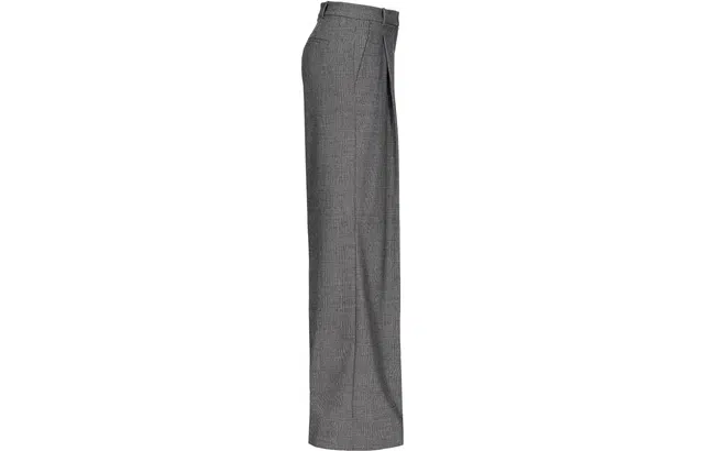 PINKO Prince-Of-Wales Flannel Palazzo Trousers