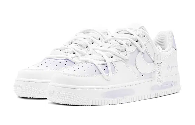 Nike Air Force 1 Low GS Purple White