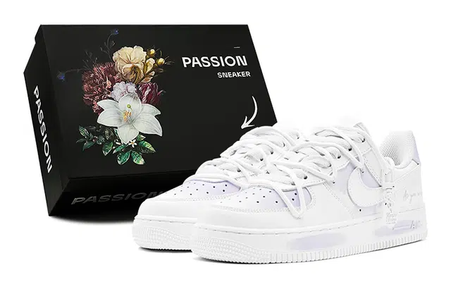 Nike Air Force 1 Low GS Purple White