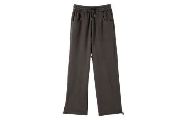 花栗鼠小姐 纯色抽绳宽松束脚休闲裤 女款