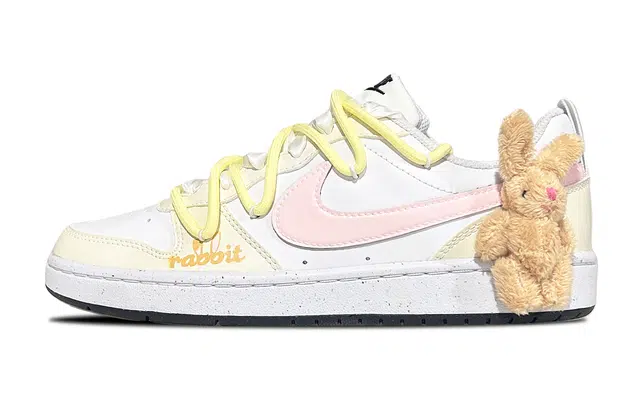 Nike Court Borough High GS Pale Yellow