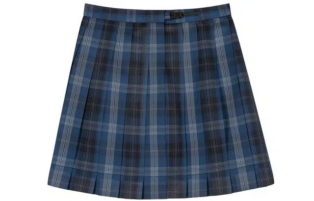 东鲸岁时记 格子高腰百褶短款制服裙装 津岚女高