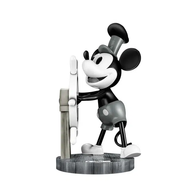 野兽王国 迪士尼 米奇 汽船威利号米奇米妮 珍藏版摆件雕塑动漫 雕像