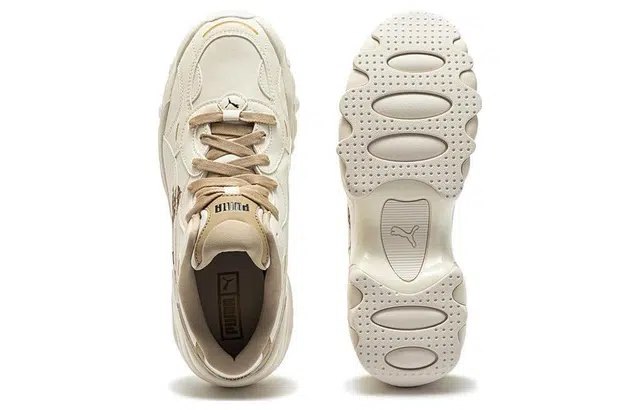 PUMA Pulsar Wedge White Brown