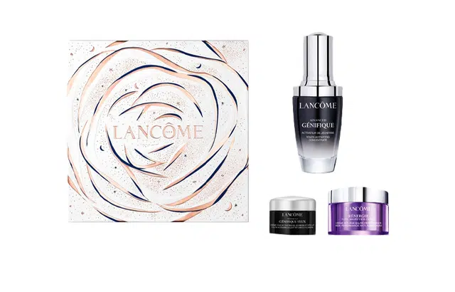 兰蔻 圣诞限定小黑瓶精华护肤礼盒套装 保湿