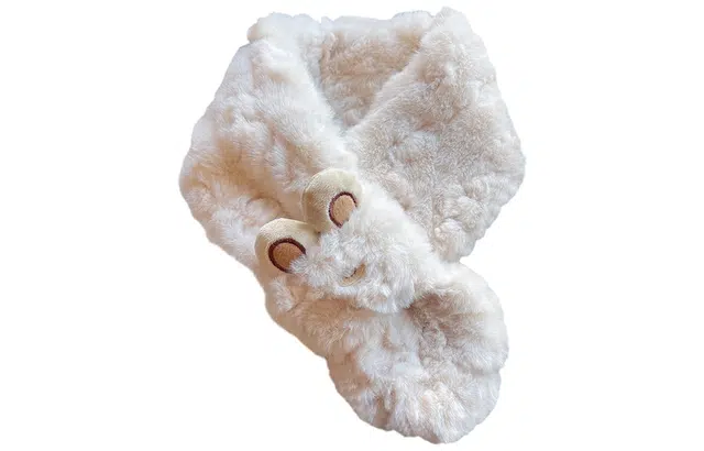 优幽兰 韩版显脸小纯色仿羊绒加厚防风防寒保暖护脖 围脖 女款 礼盒装