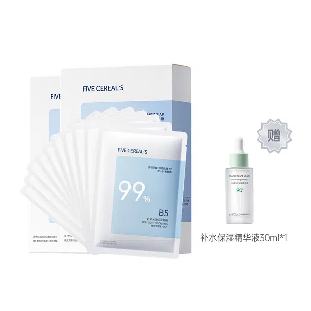 韩方五谷 熬夜修护 积雪草面膜 补水保湿