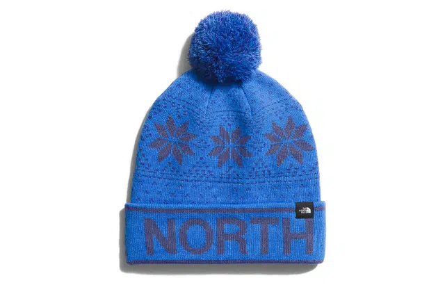 The North Face Jacquard Graphic Beanie Kids Blue