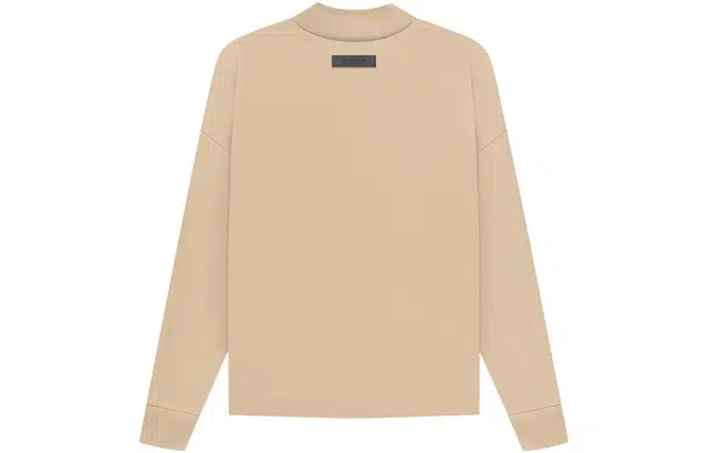 Fear of God Essentials LS Tee Sand LogoT