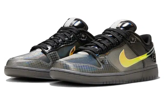 Nike Dunk Low "Hyperflat" Black and Multi-Color