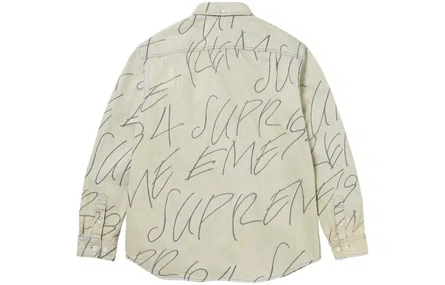 Supreme Jacquard Denim Shirt