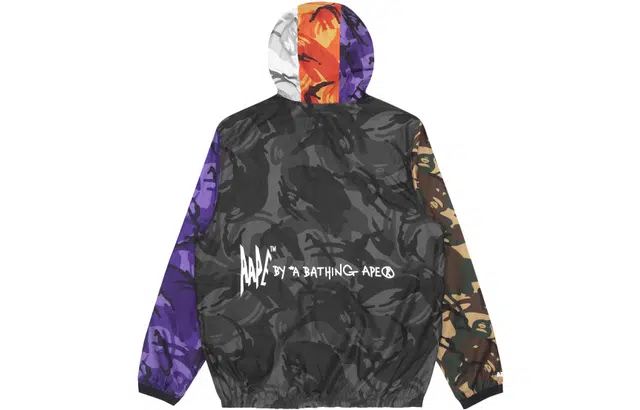 Aape SS22 Camo Letter Print Hoodie