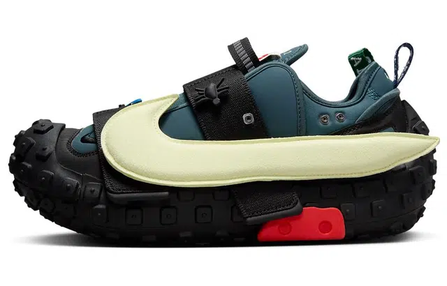 Sneakers In Nylon E Pelle 30mm