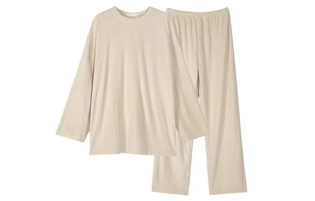 同语 睡衣女秋冬季海岛绒加厚套装女士珊瑚绒休闲可外穿家居服冬天 家居套装 女款 浅杏色