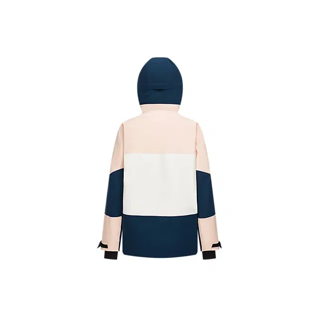 波司登 运动户外滑雪防风防水透气撞色连帽羽绒服 男女同款