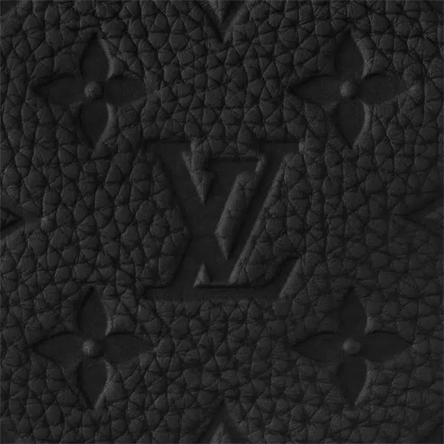 LOUIS VUITTON Montsouris Logo Taurillon