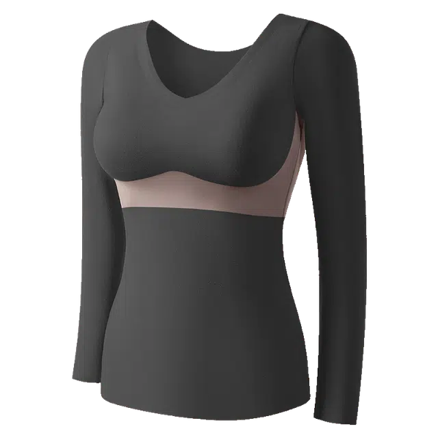 俏佳人 德绒发热塑身保暖上装 女款