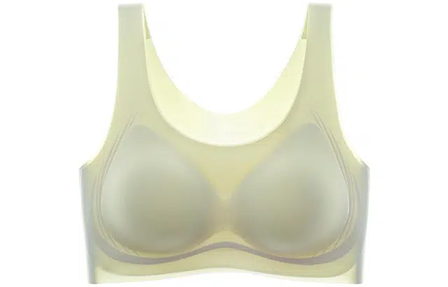 帕兰朵 聚拢显大收副乳背心式文胸 绿色
