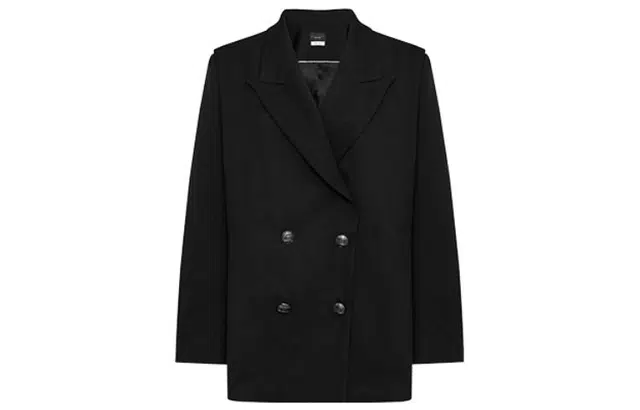 美洋 纯色时髦干练通勤西装 女款 黑色