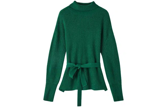 【dme】 高领系带慵懒宽松针织衫 女款