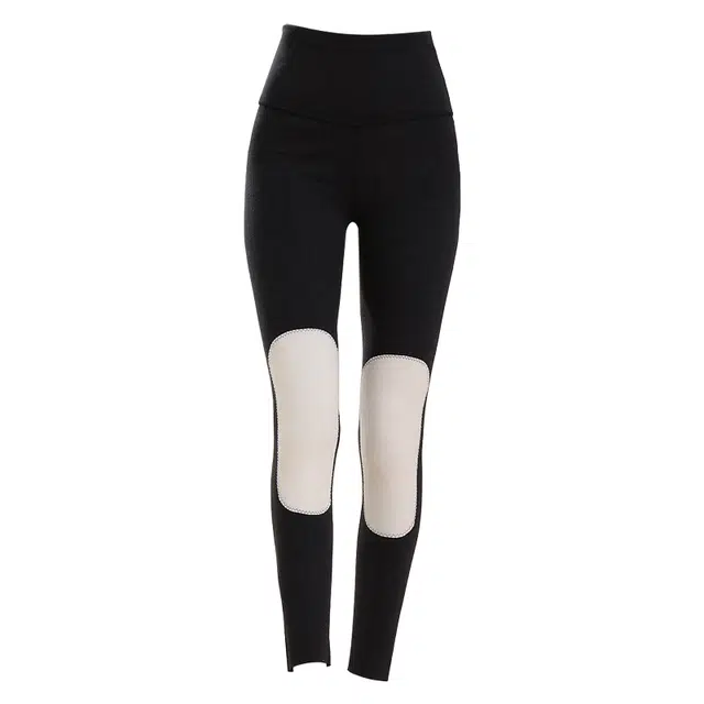 俏佳人 纯色高腰桑蚕丝养肤修身保暖裤 女款