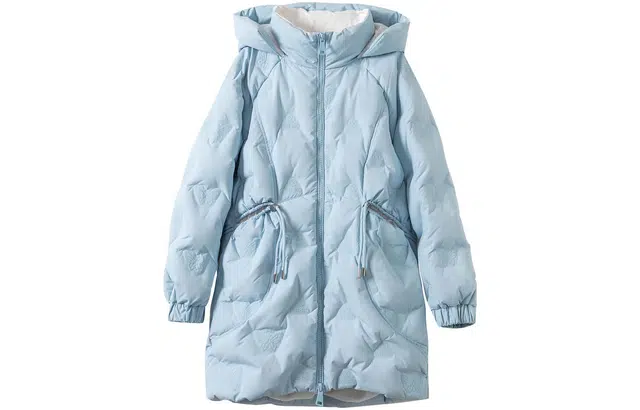 【dme】 休闲纯色连帽长袖羽绒服 女款